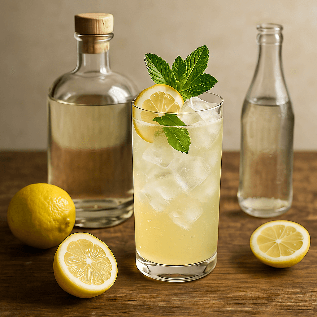 Cocktail Gin et Elderflower Collins