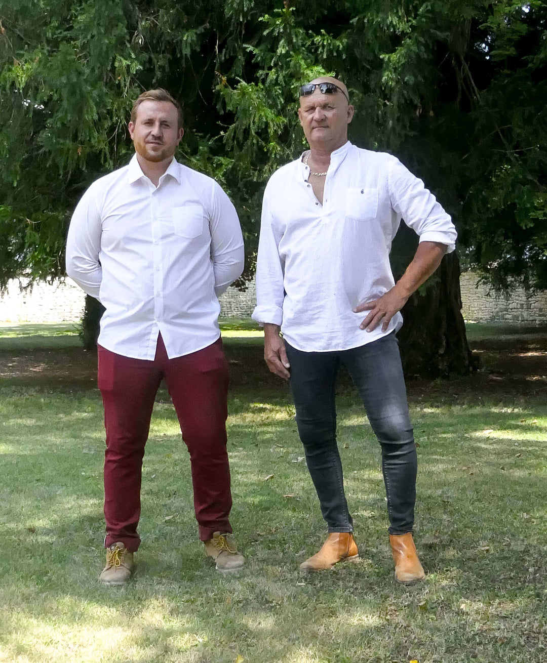 Germain Raby et père, les producteurs de Gin Confidential