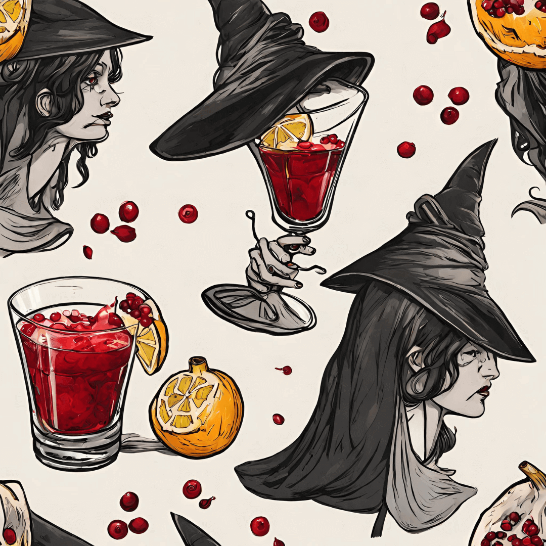 Recette cocktail d’Halloween : La Sorcière Énigmatique