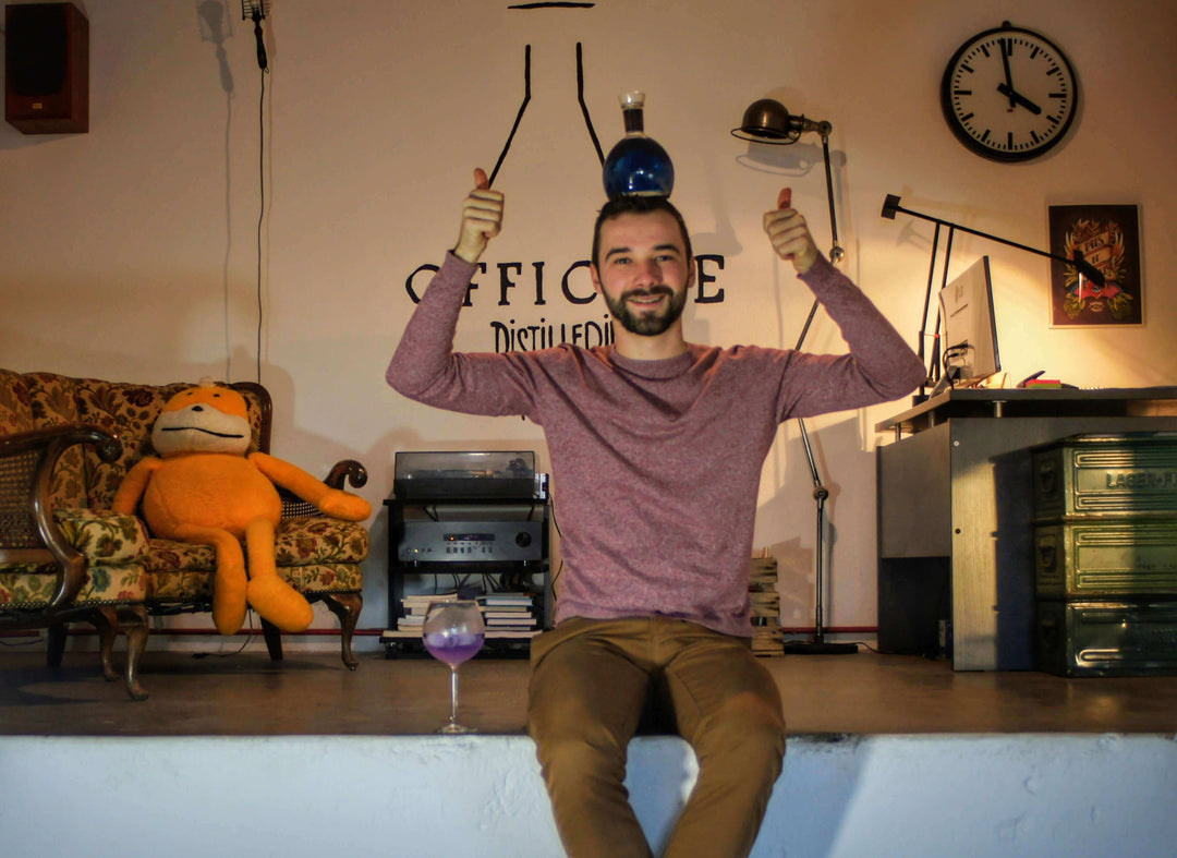 Founder and Distiller, Baptiste Kirchoffer of Distillerie Officine — GINSATIONS