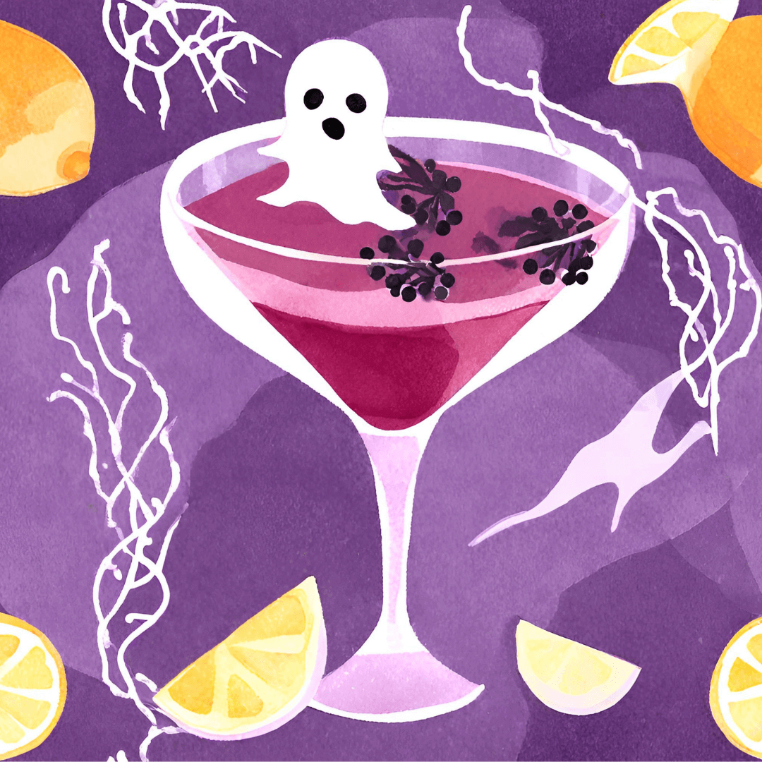 Recette cocktail d’Halloween : L’Élixir Fantôme