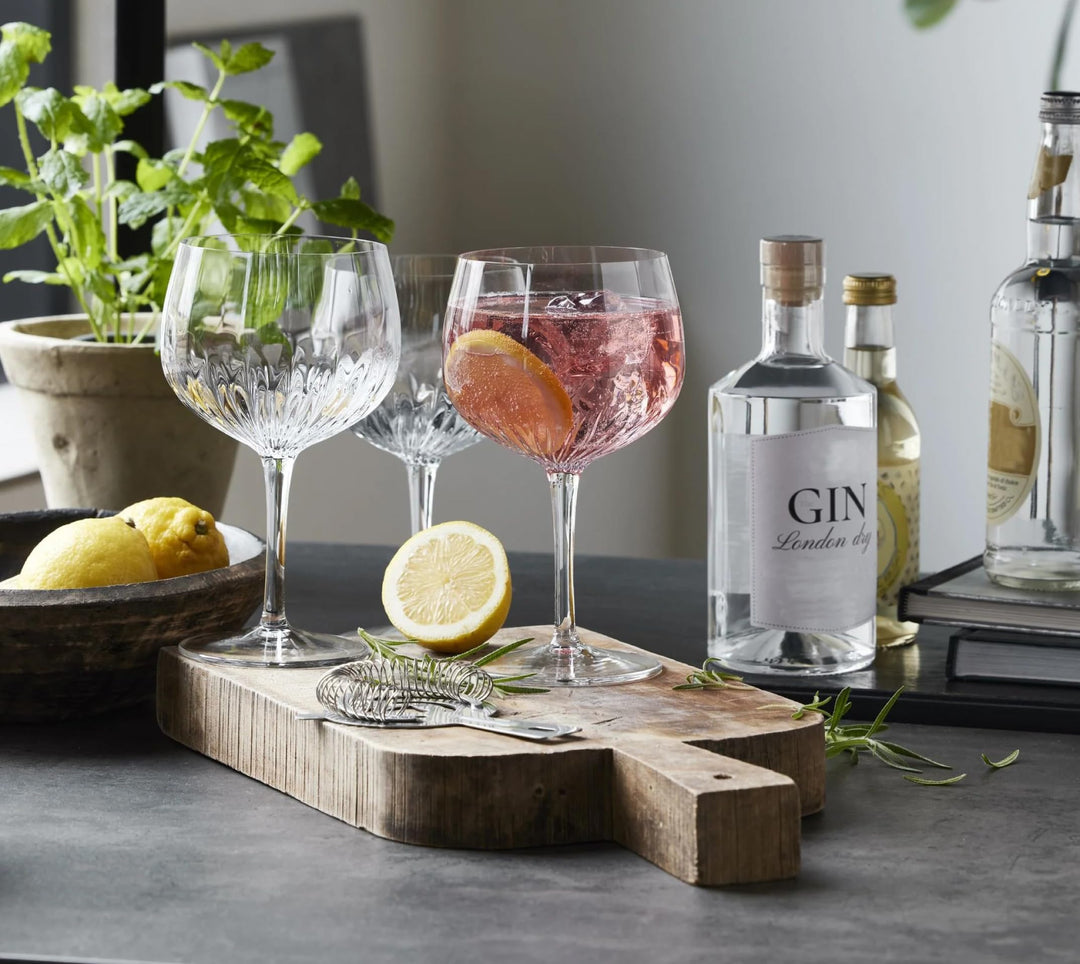 Verre à Gin Tonic Personnalisé – Gravé au Laser avec Nom & Date | 800ml | Idée Cadeau Élégante