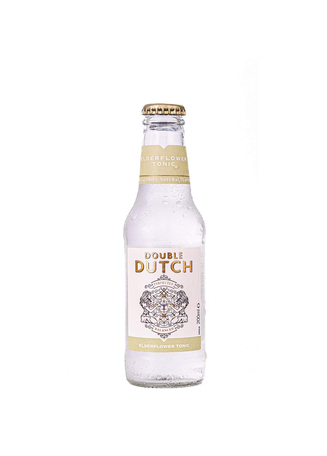 Double Dutch Elderflower Tonic Water – Tonic Premium à la Fleur de Sureau, 200ml