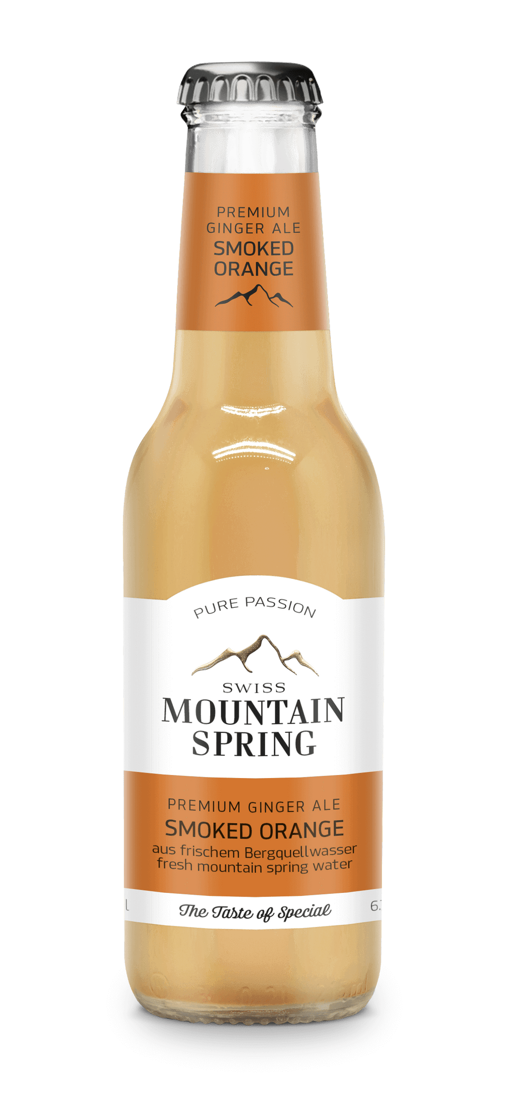 Ginger Ale Smoked Orange Swiss Mountain Spring - GINSATIONS
