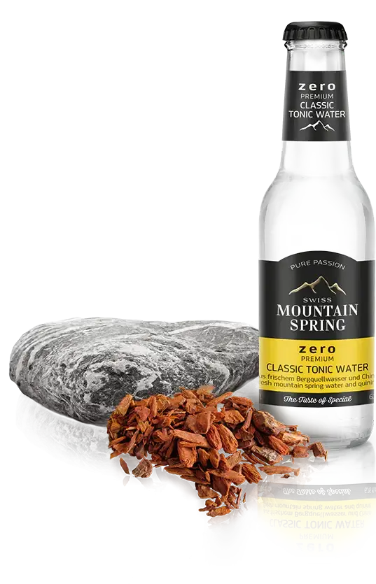 Swiss Mountain Spring Classic Zero Tonic – Tonic premium sans sucre, 200 ml