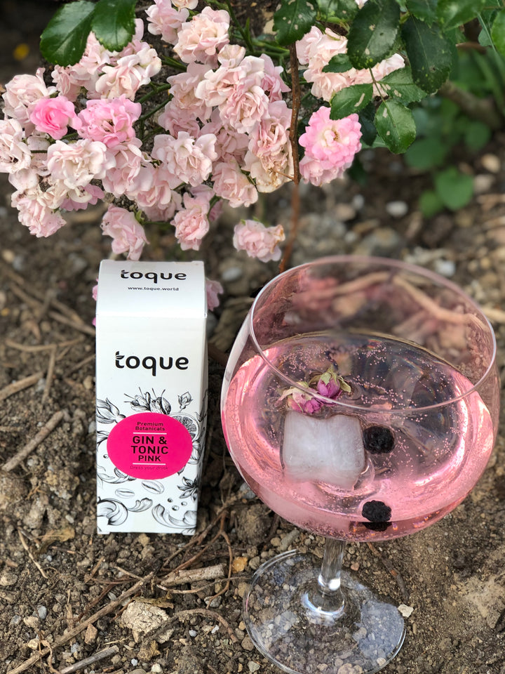 Gin Tonic Pink Botaniques pour les cocktails rosé