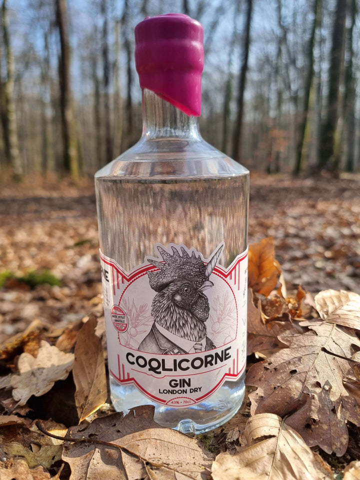Gin Coqlicorne London Dry gin français